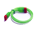 24 Inch SATA UV Green Cable