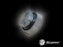 Bitspower G1/4\" Silver Shining Stop Fitting w/O-ring