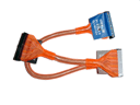 24 Inch IDE Round UV Orange Cable